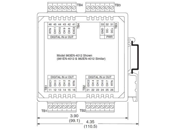 Acromag 983EN-4012 IO modul 12DIO modbusTCP I2O 